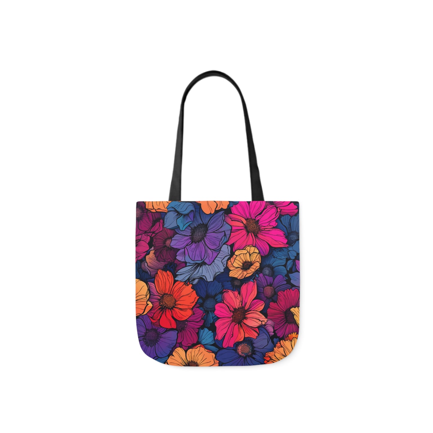 Vivid Blossoms Tote Bag