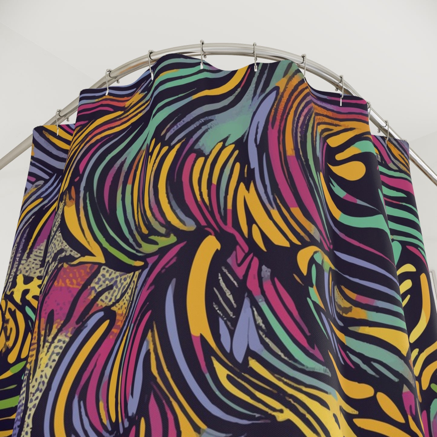 Pop Art Flow Shower Curtains