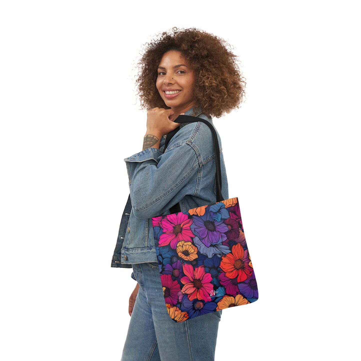 Vivid Blossoms Tote Bag