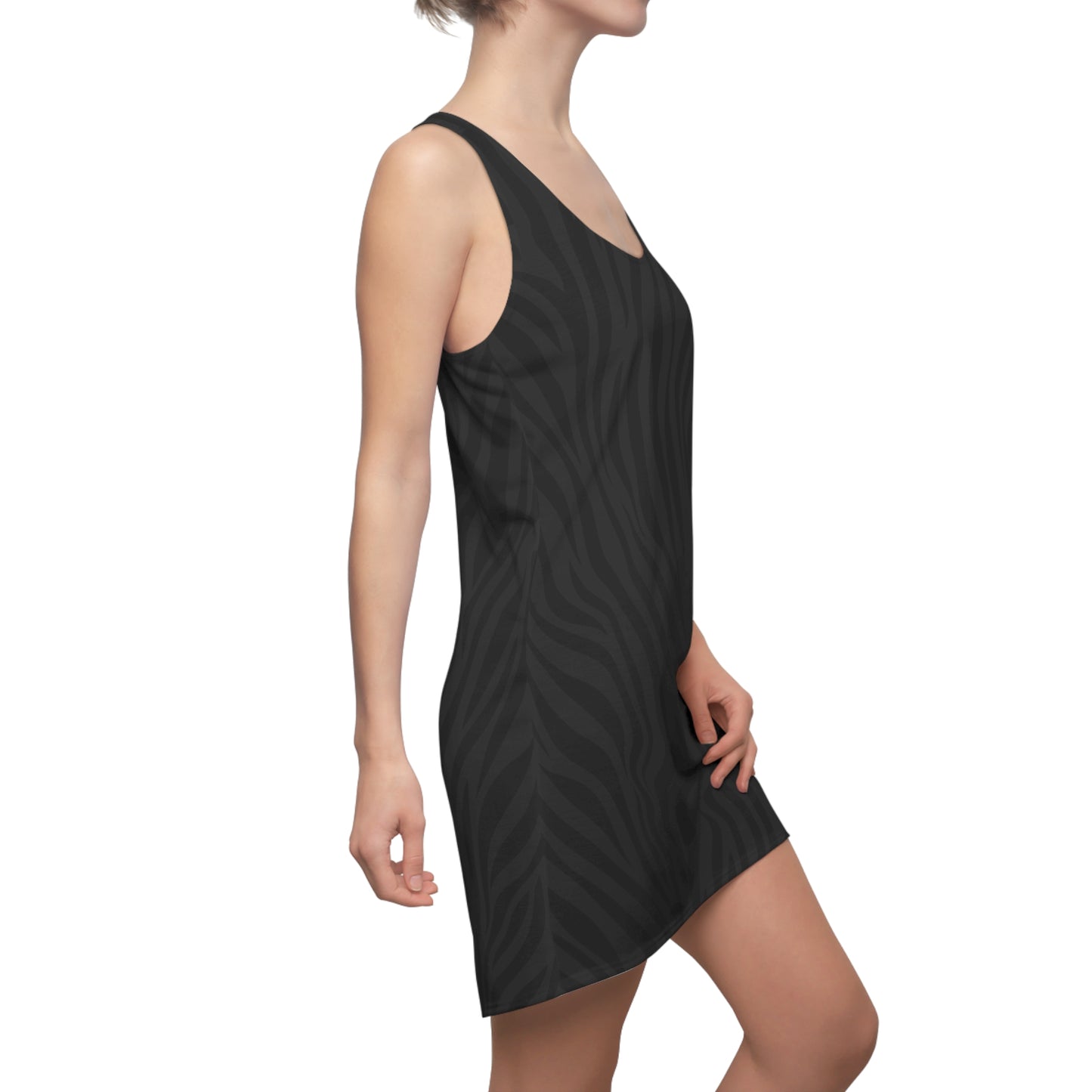 Midnight Stripes Racerback Dress