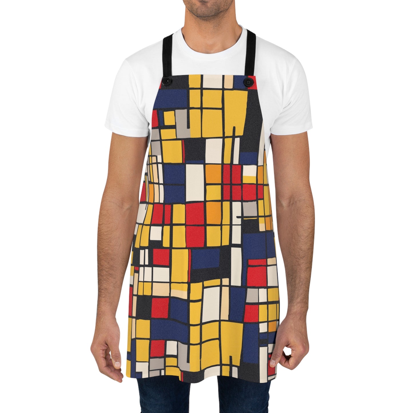 Mondrian-Inspired Apron