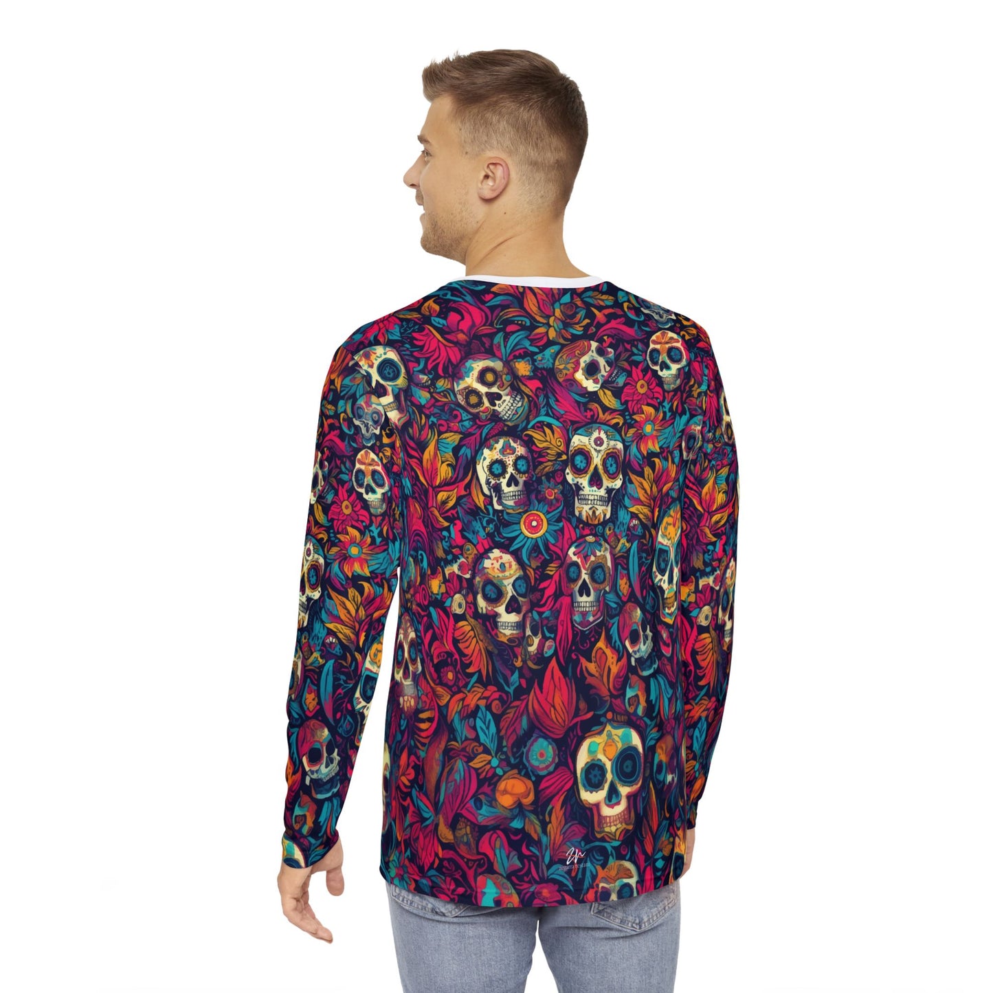 Crazy Calacas Long Sleeve Shirt for men