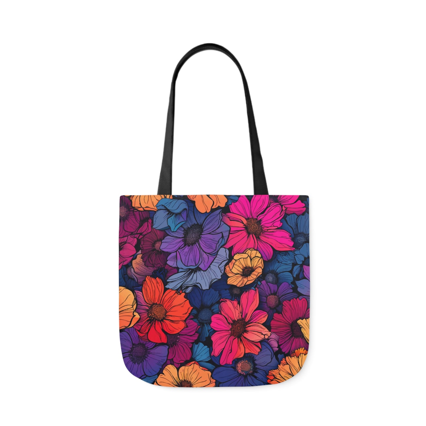 Vivid Blossoms Tote Bag