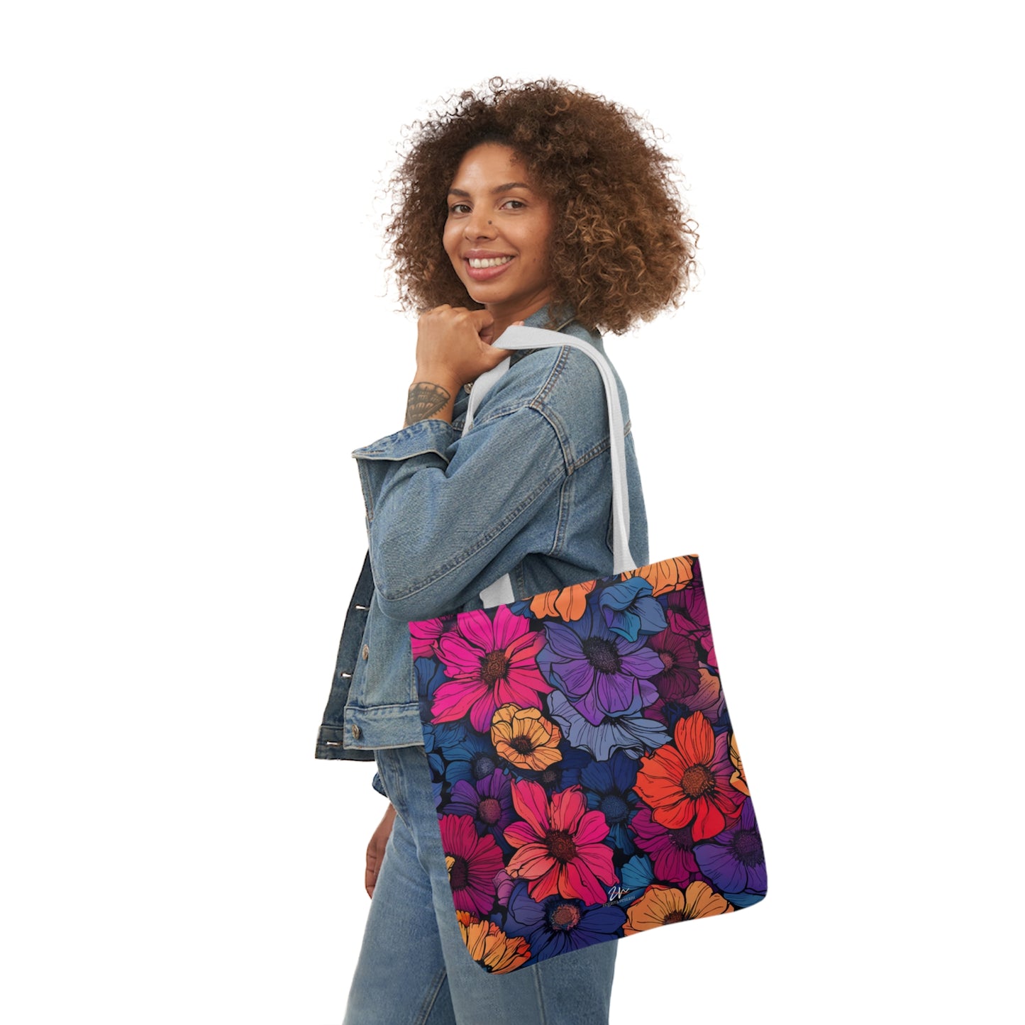 Vivid Blossoms Tote Bag
