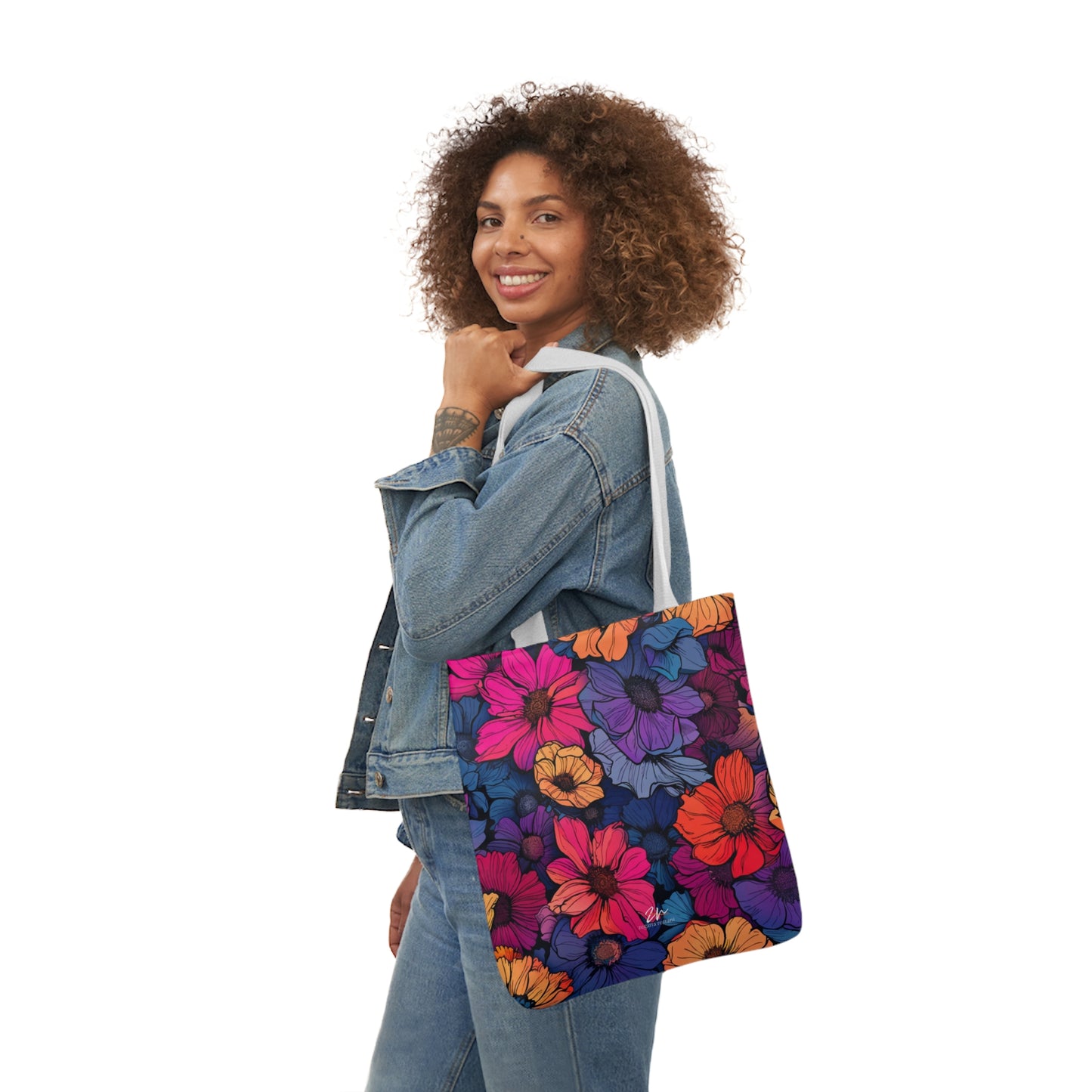 Vivid Blossoms Tote Bag