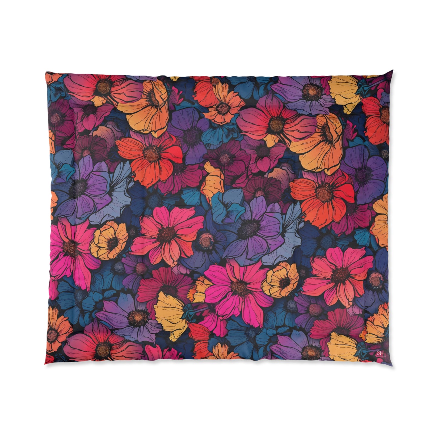 Vivid Blossoms Comforter