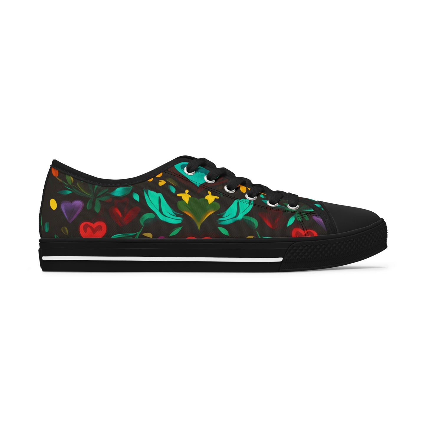 Midnight Fiesta Women's Low Top Sneakers