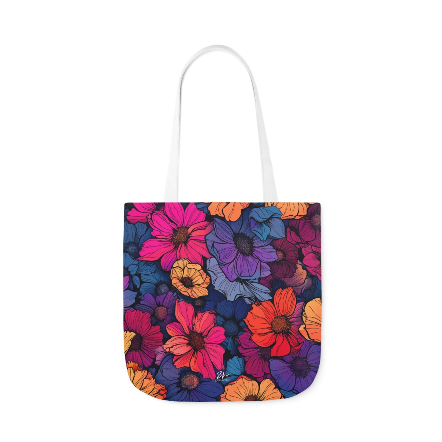 Vivid Blossoms Tote Bag