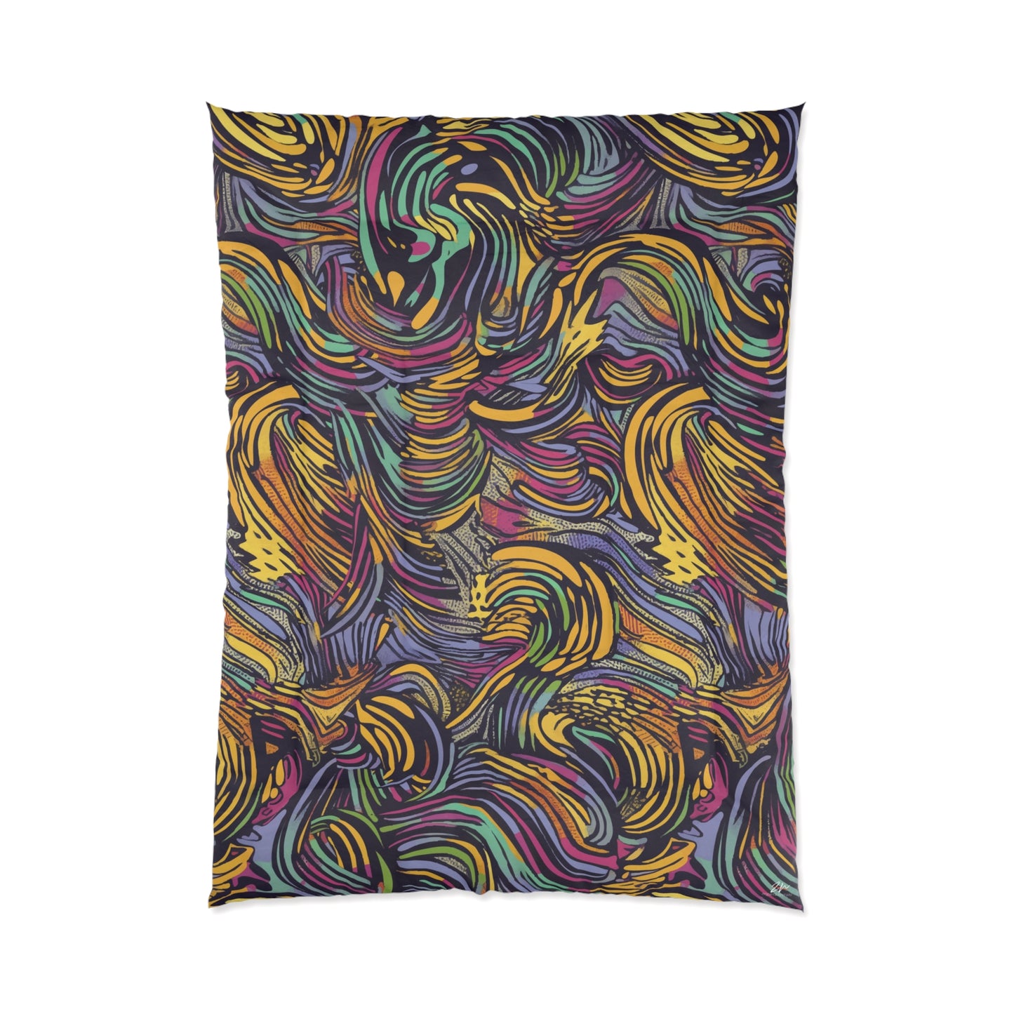 Pop Art Waves Comforter
