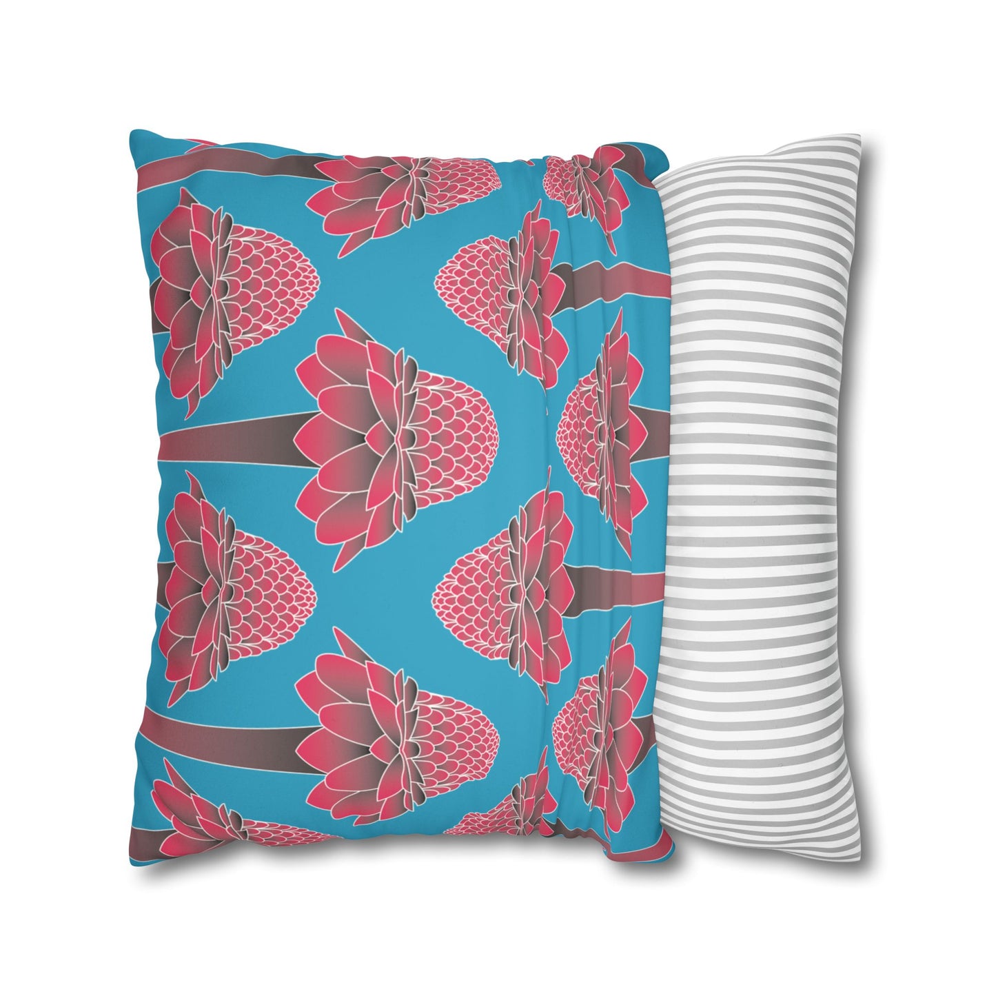Turquoise Ginger Pillowcase