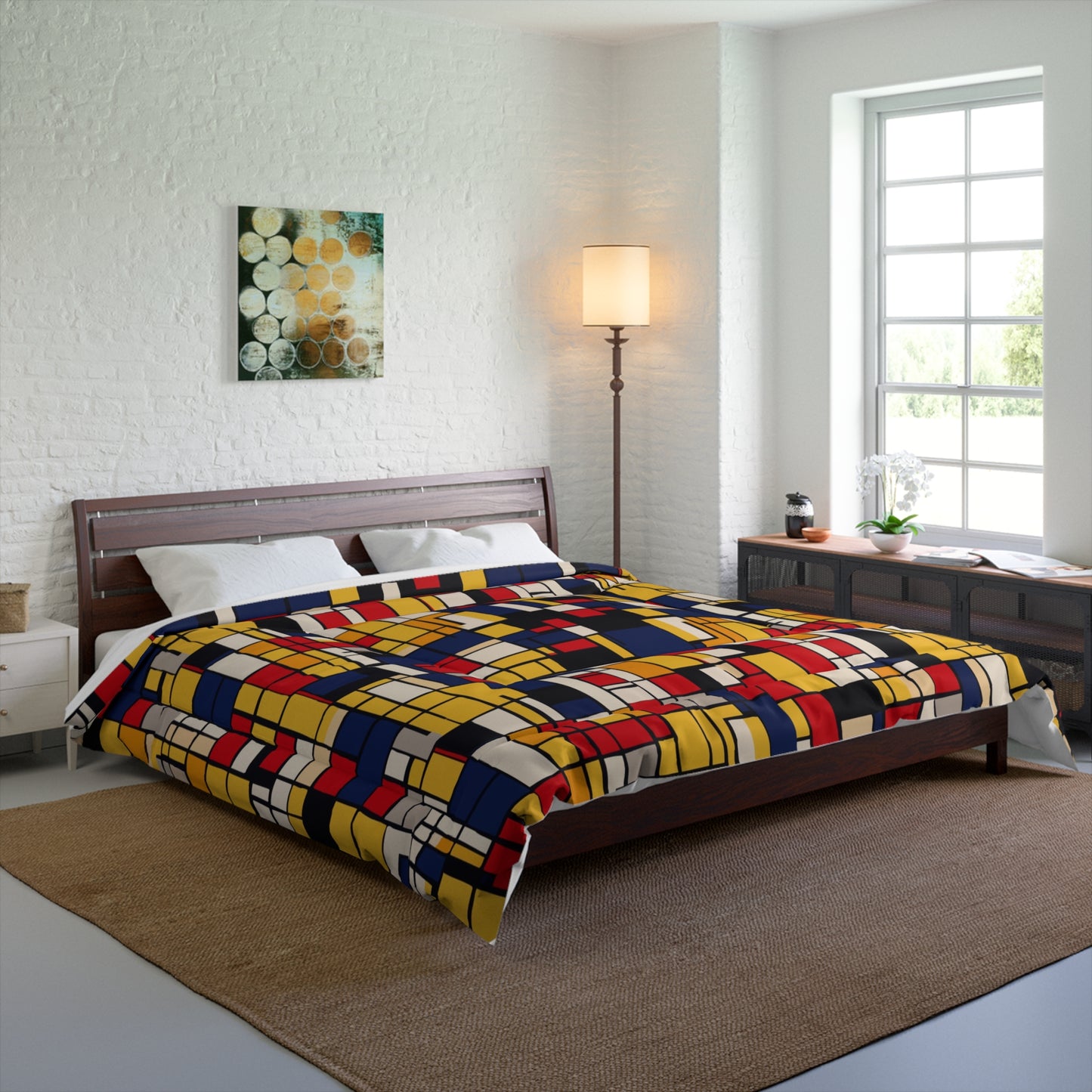 Mondrian-Inspired Comforter