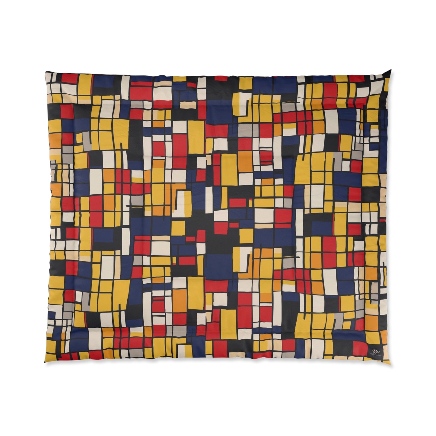 Mondrian-Inspired Comforter
