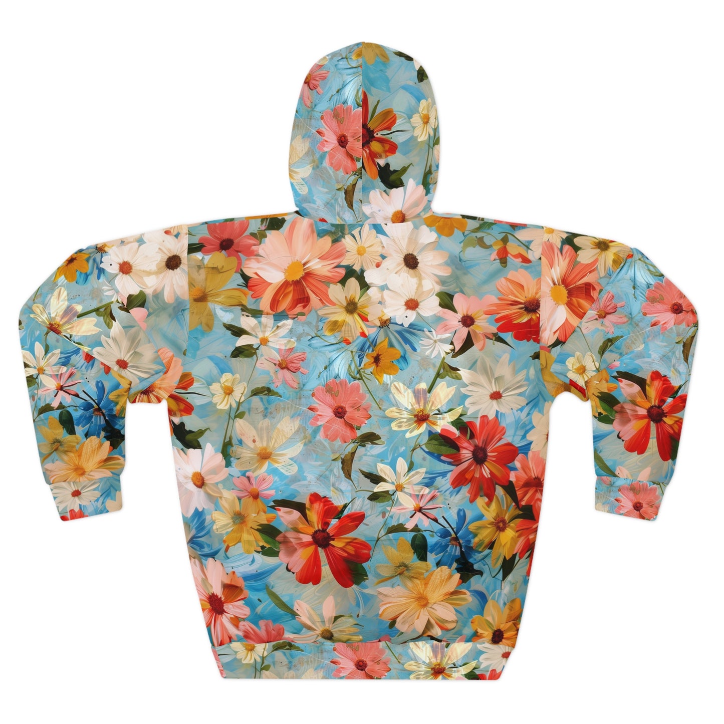 Vintage Flowers Unisex Pullover Hoodie