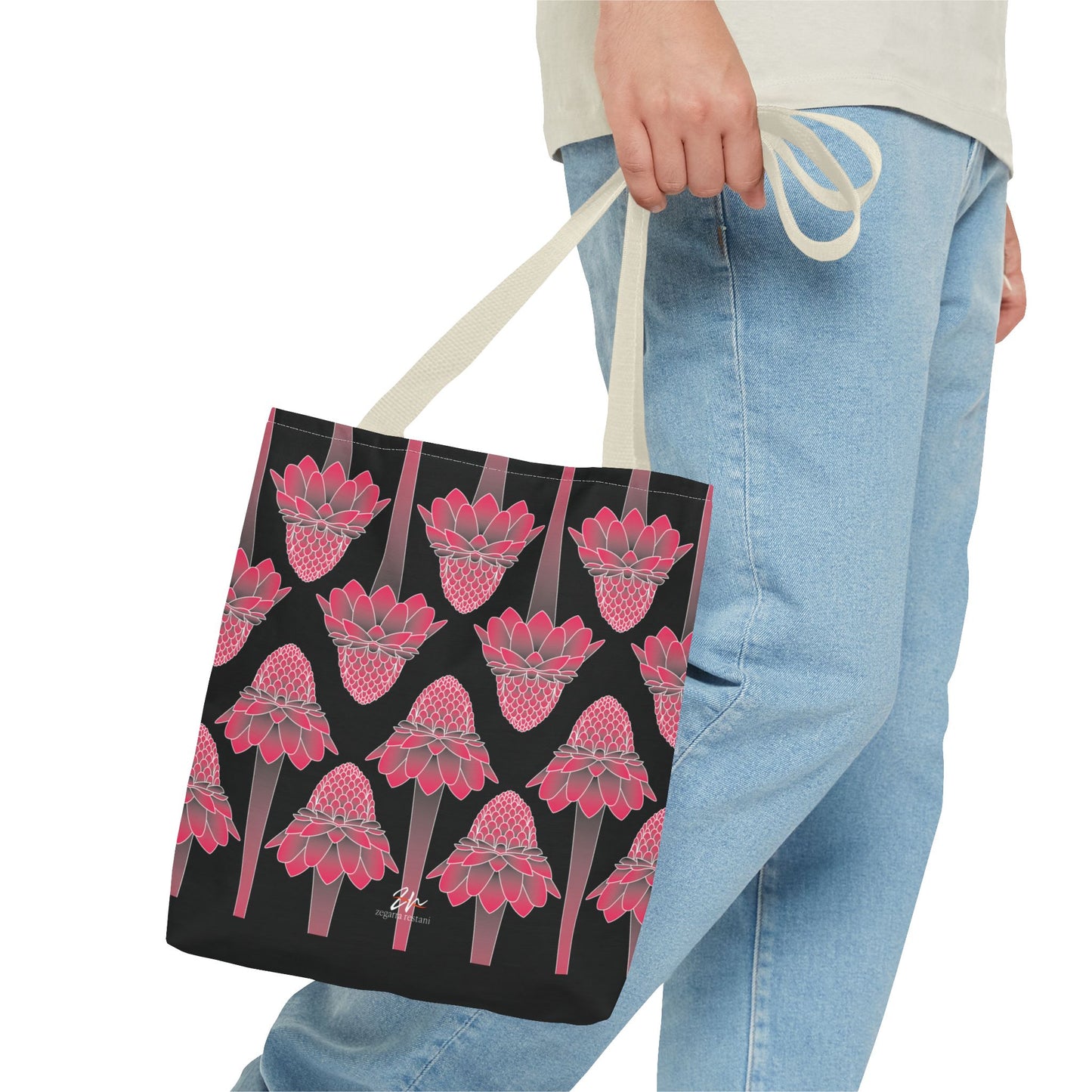 Pink Ginger Tote Bag