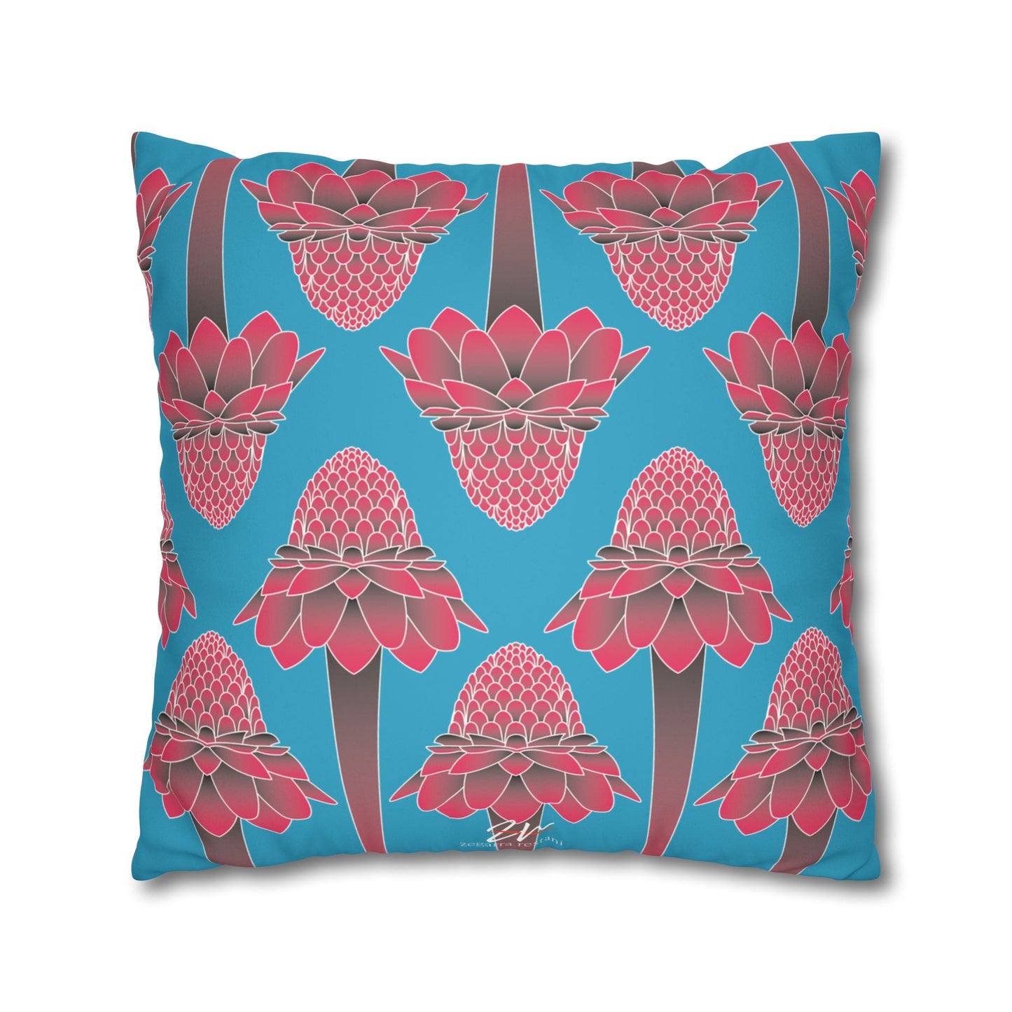 Turquoise Ginger Pillowcase