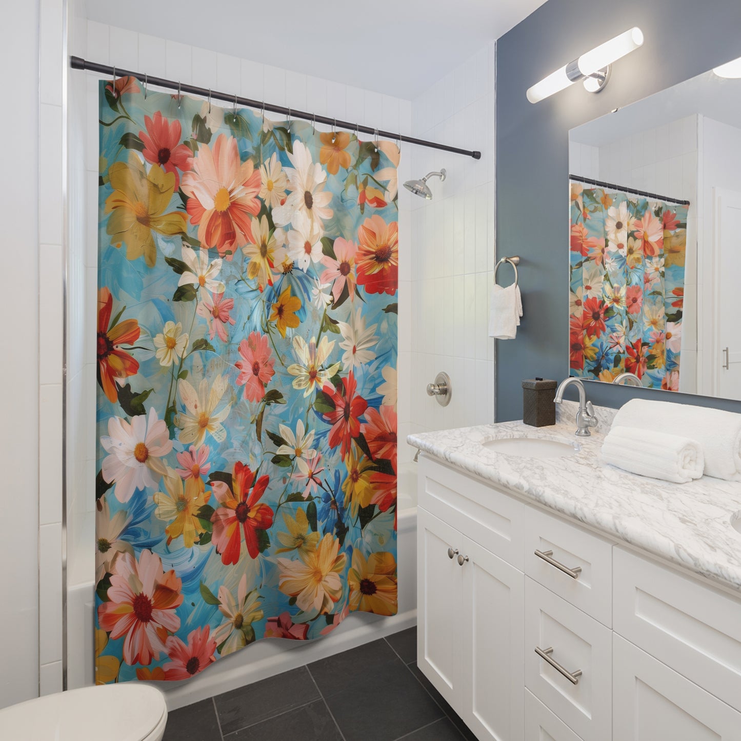 Blooming Paradise Shower Curtain