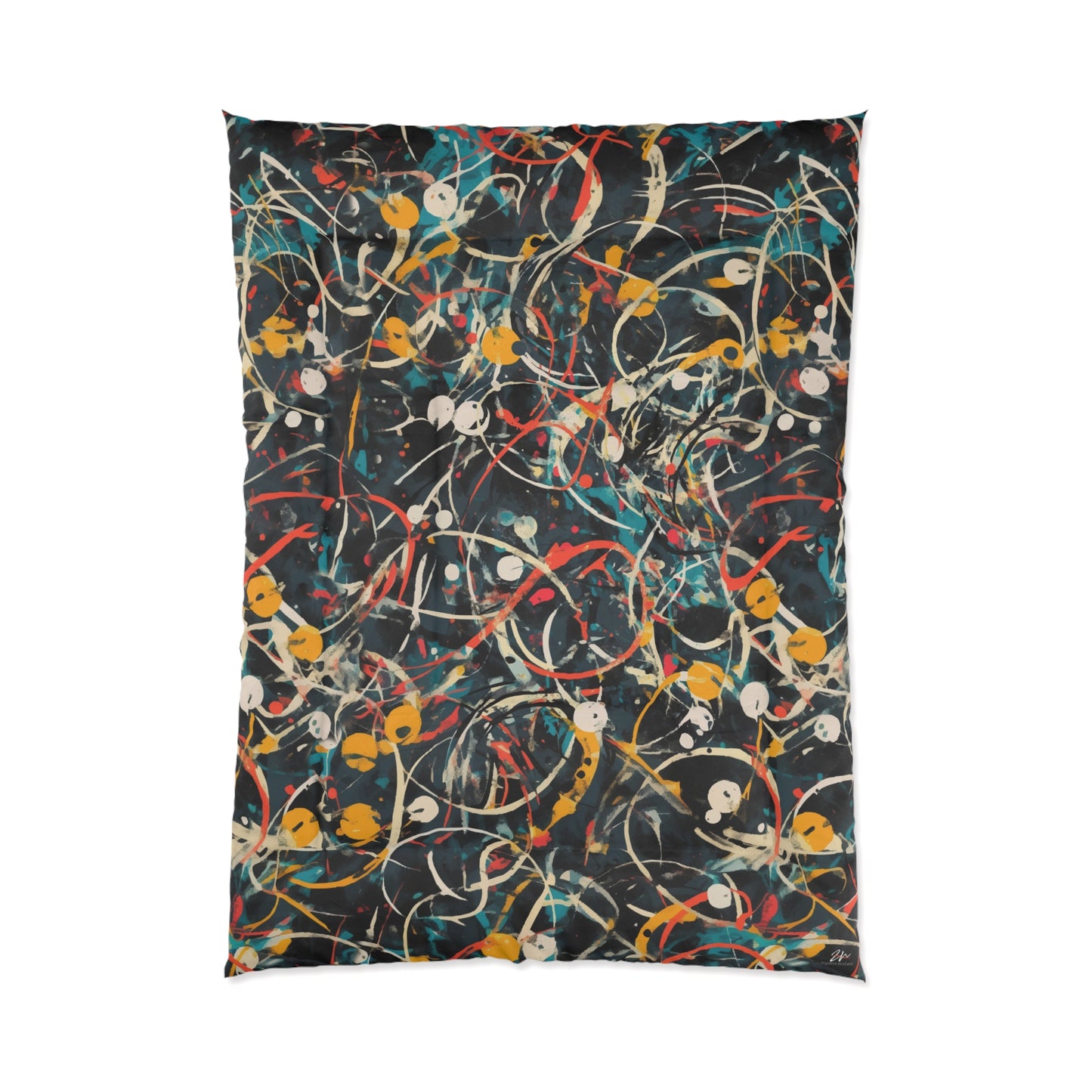 Pollock-Inspired Comforter