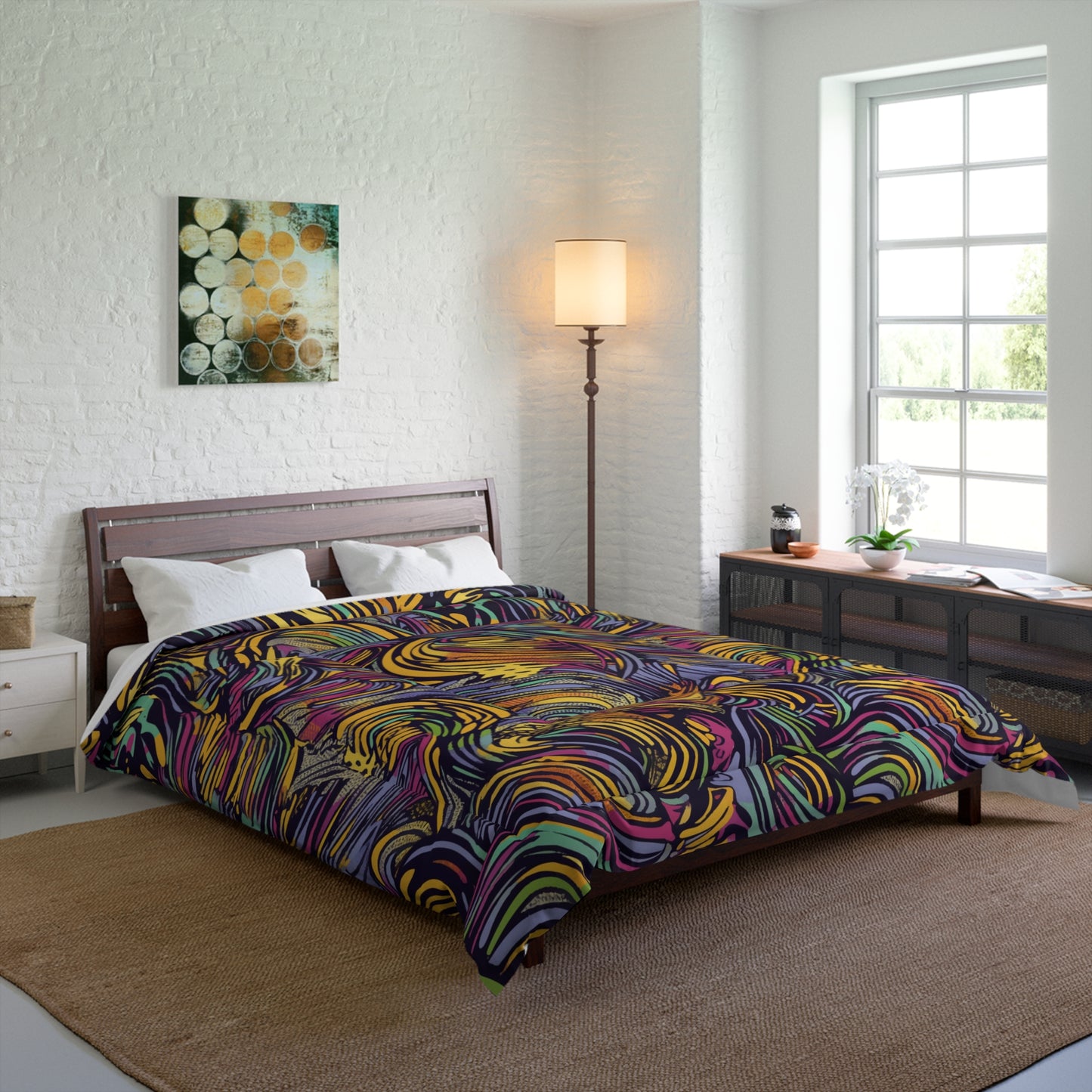 Pop Art Waves Comforter