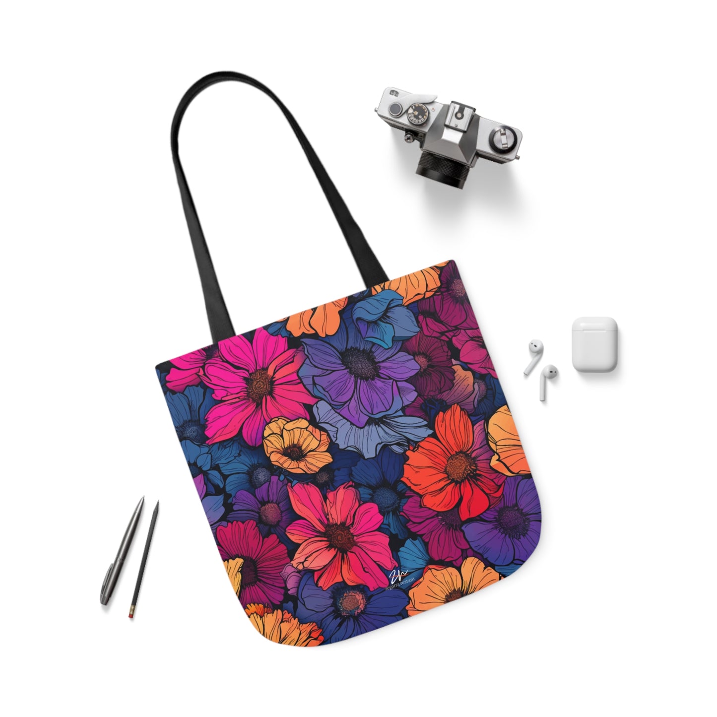 Vivid Blossoms Tote Bag