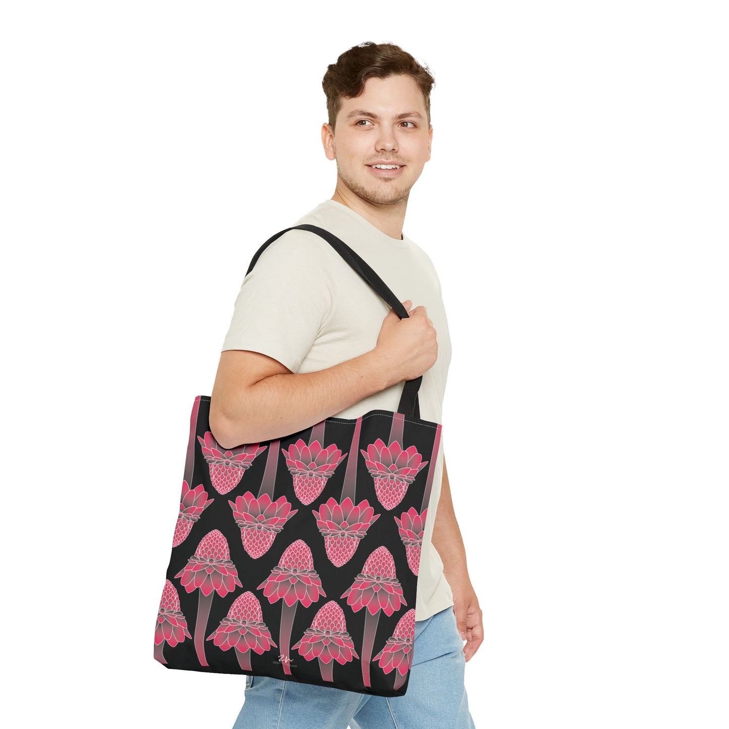 Pink Ginger Tote Bag