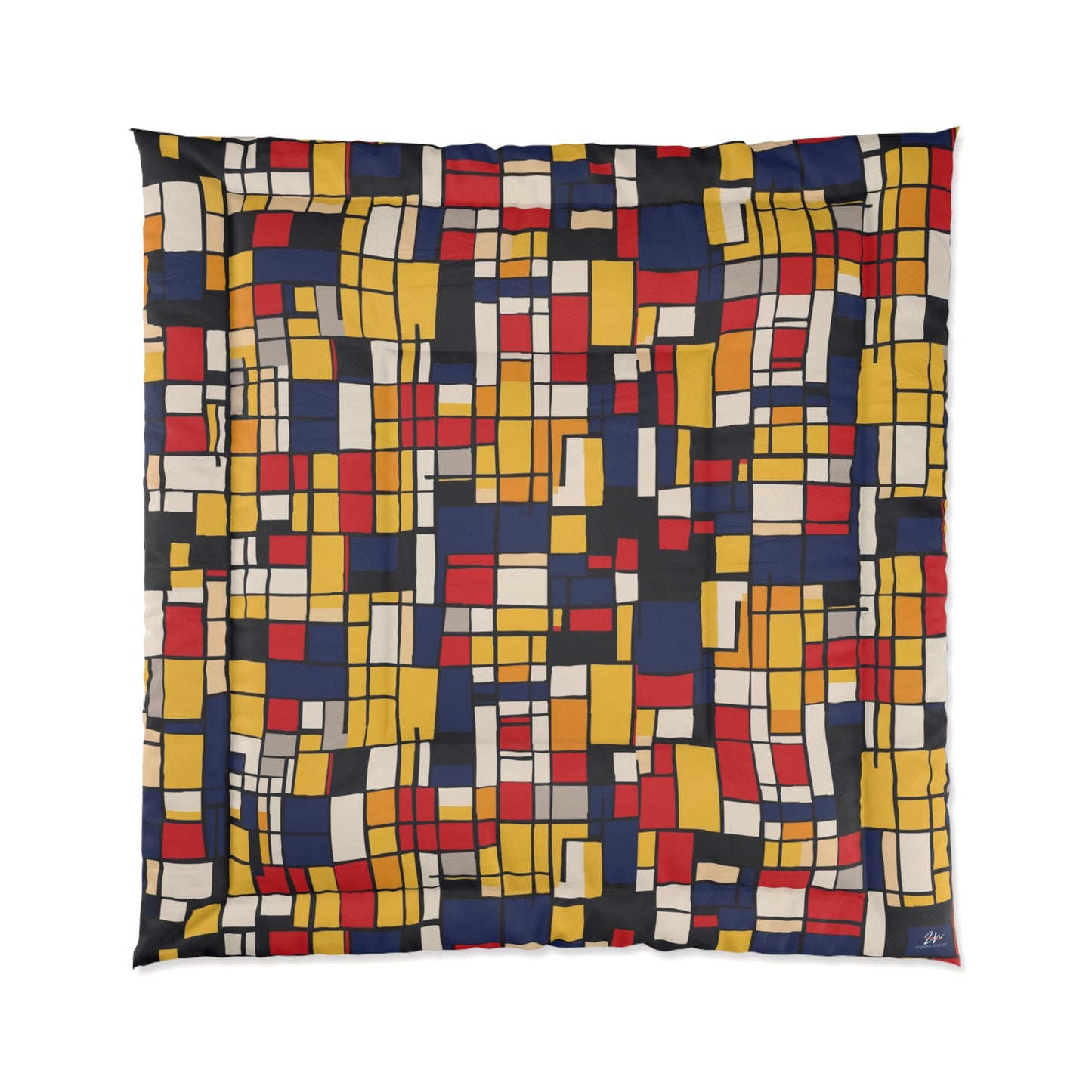 Mondrian-Inspired Comforter