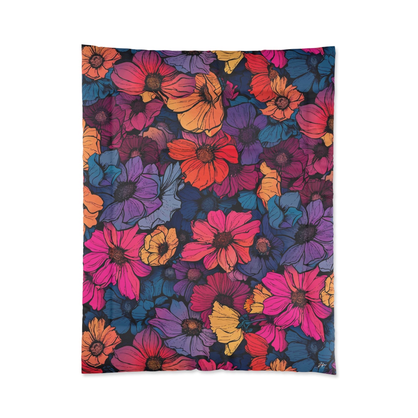 Vivid Blossoms Comforter