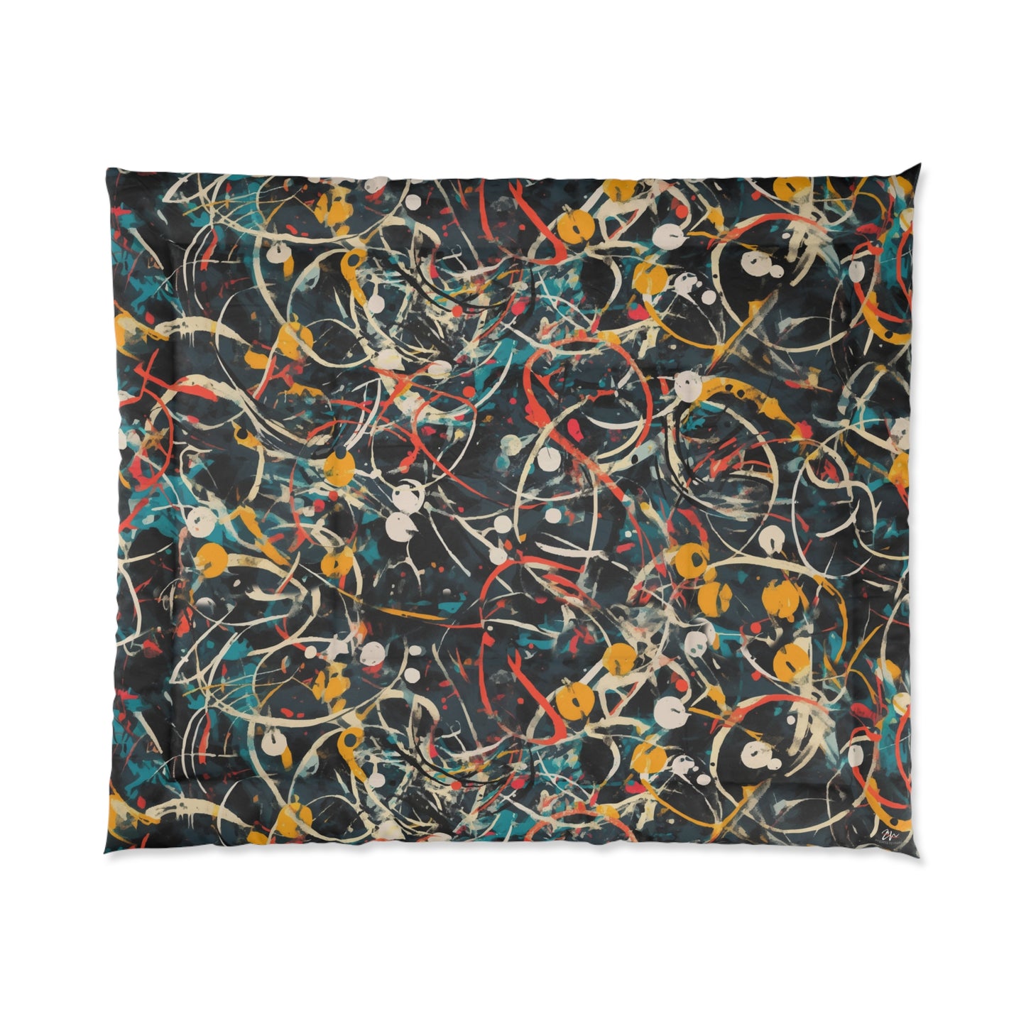 Pollock-Inspired Comforter