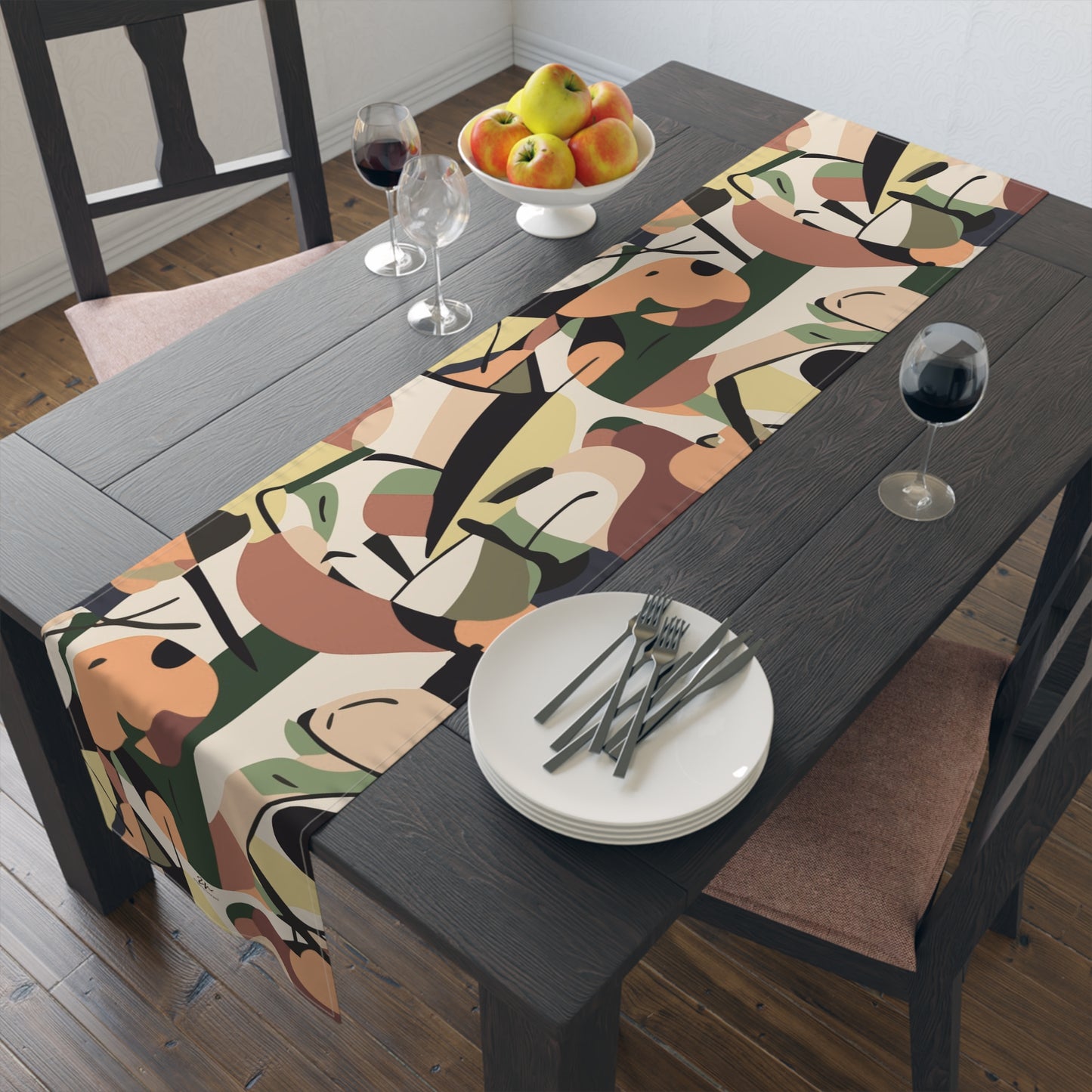 Cubist Garden Runner