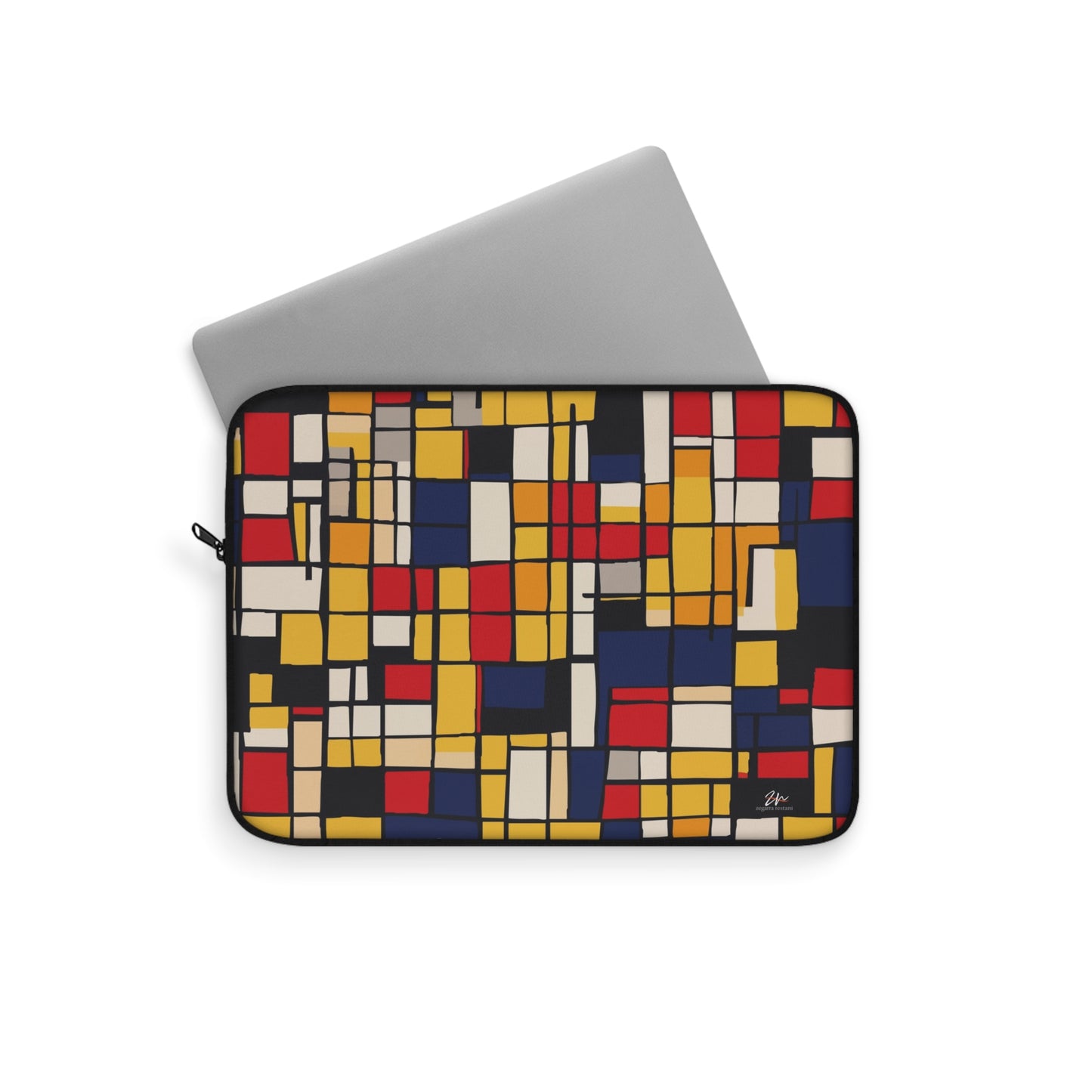 Mondrian-Inspired Laptop Sleeve