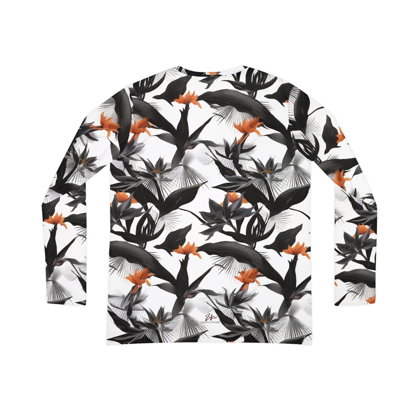 Tropical Noir V-Neck  Shirt