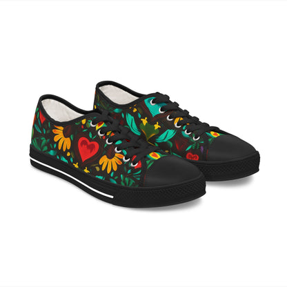Midnight Fiesta Women's Low Top Sneakers