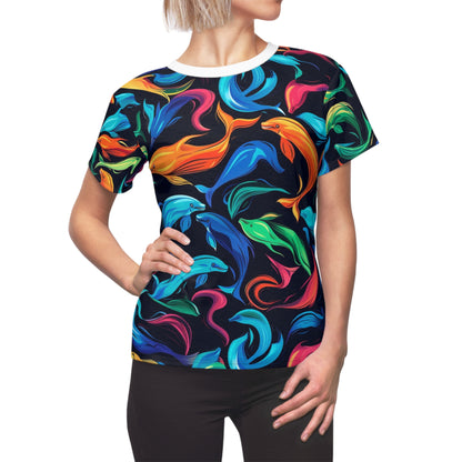 Vincent's Dolphins Women's Cut & Sew Tee
