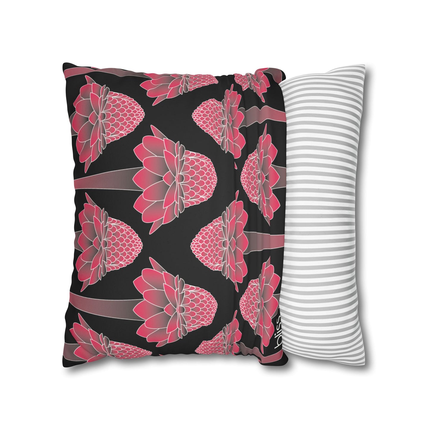 Pink Ginger Pillowcase (BlacK)