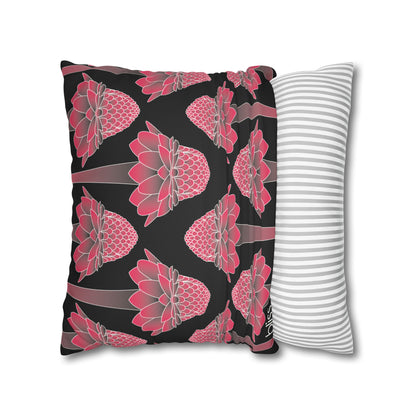 Pink Ginger Pillowcase (BlacK)