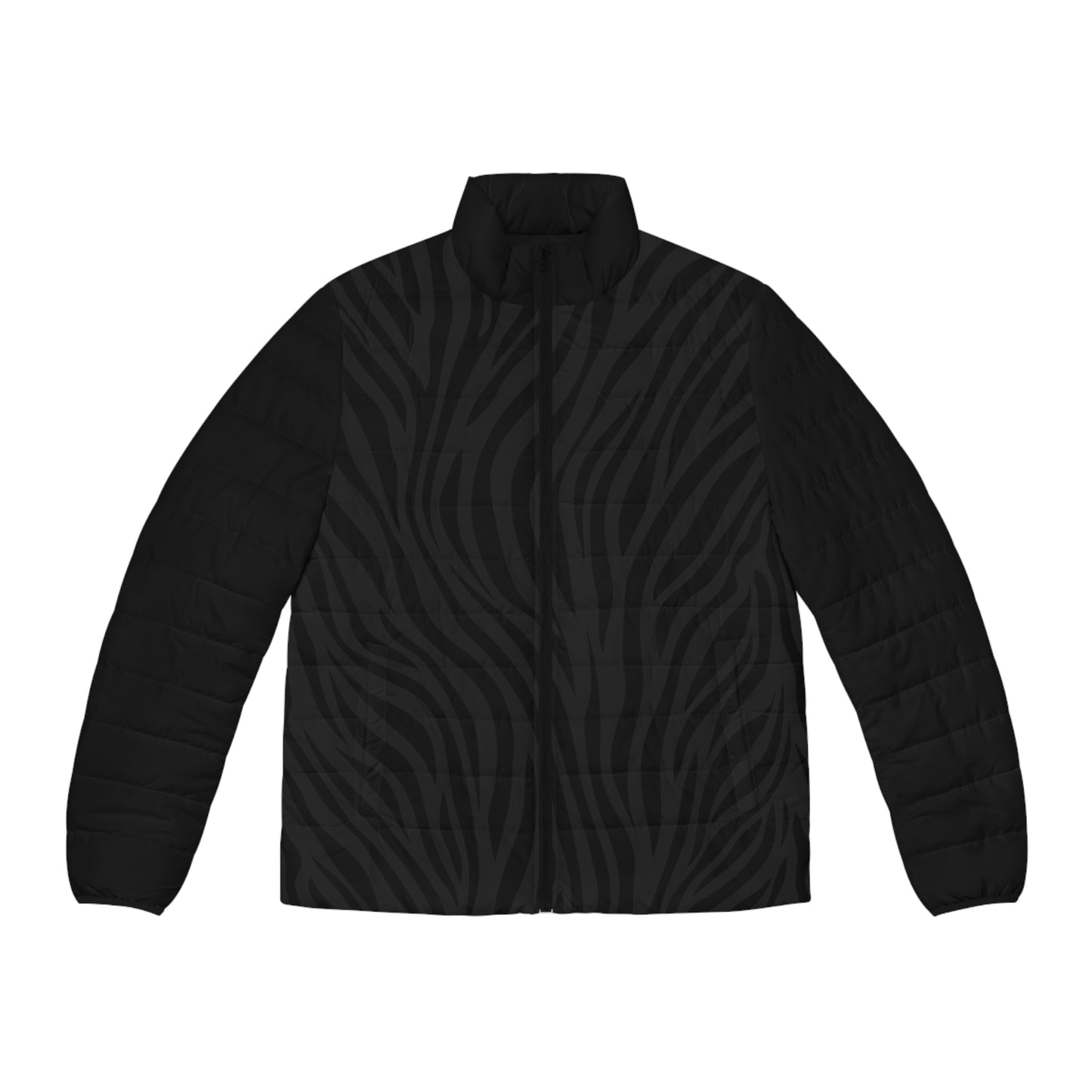 Midnight Stripes Puffer Jacket