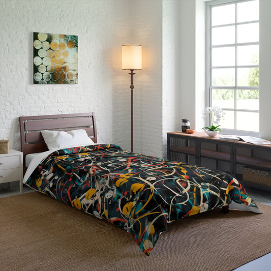 Pollock-Inspired Comforter