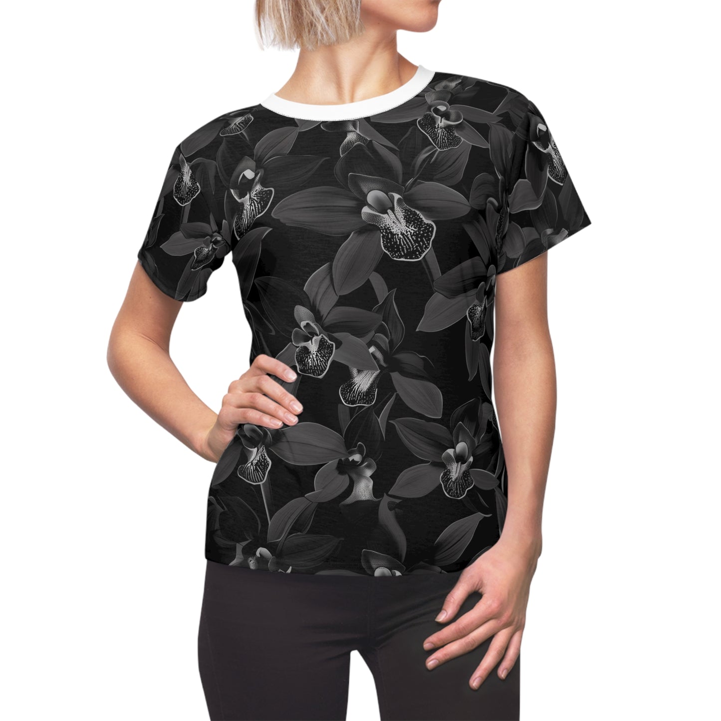 Noir Orchid Tee Women's Cut & Sew Tee