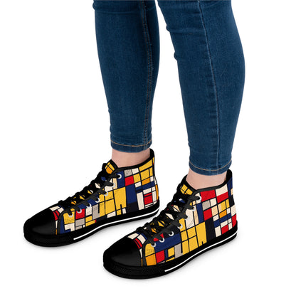 Mondrian Women's High Top Sneakers