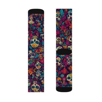 Crazy Calacas Sublimation Socks