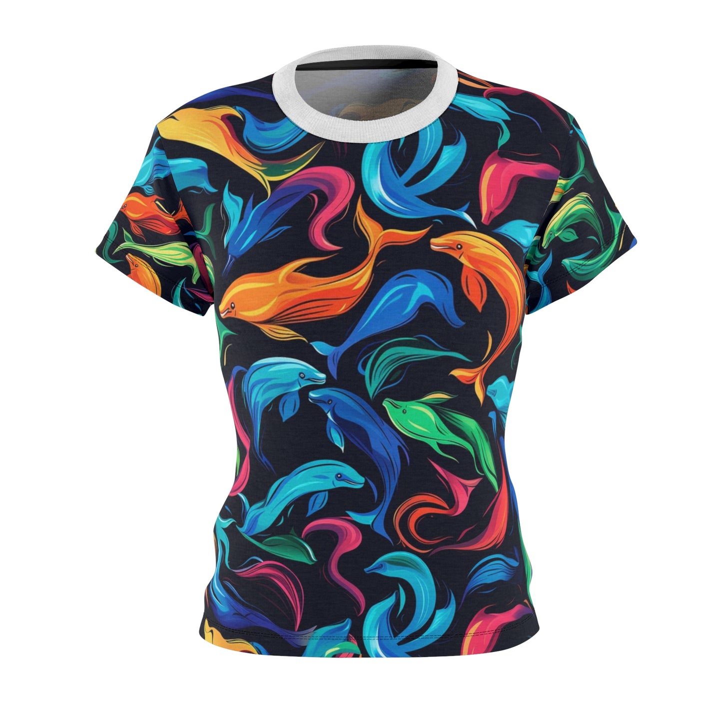 Vincent's Dolphins Women's Cut & Sew Tee