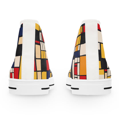 Mondrian Women's High Top Sneakers
