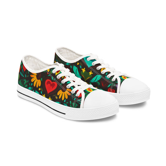 Midnight Fiesta Women's Low Top Sneakers