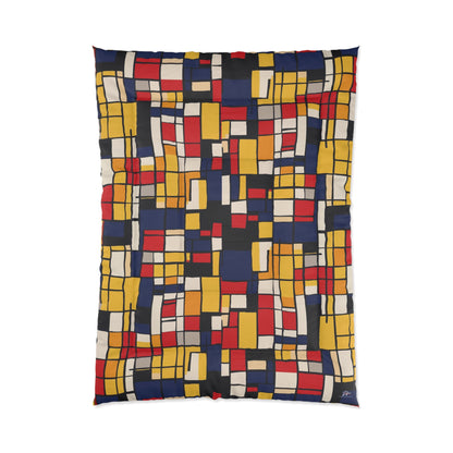 Mondrian-Inspired Comforter