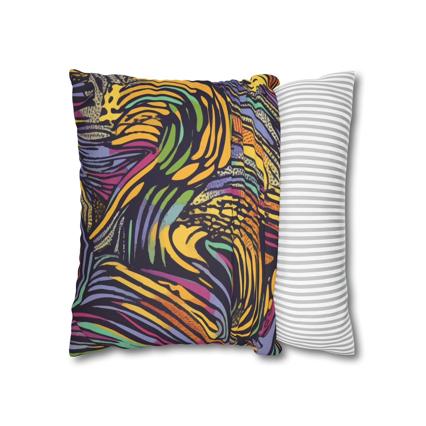 Pop Art Waves Pillowcase