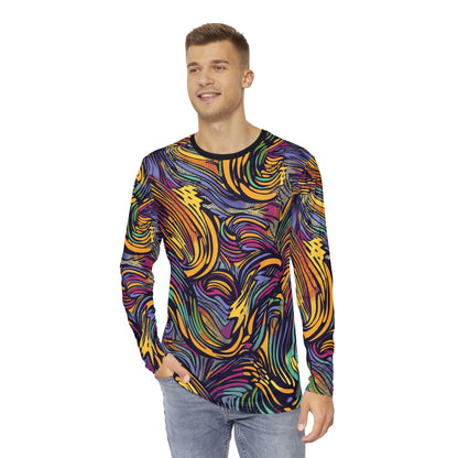 Pop Art Flow Long Sleeve Shirt for men