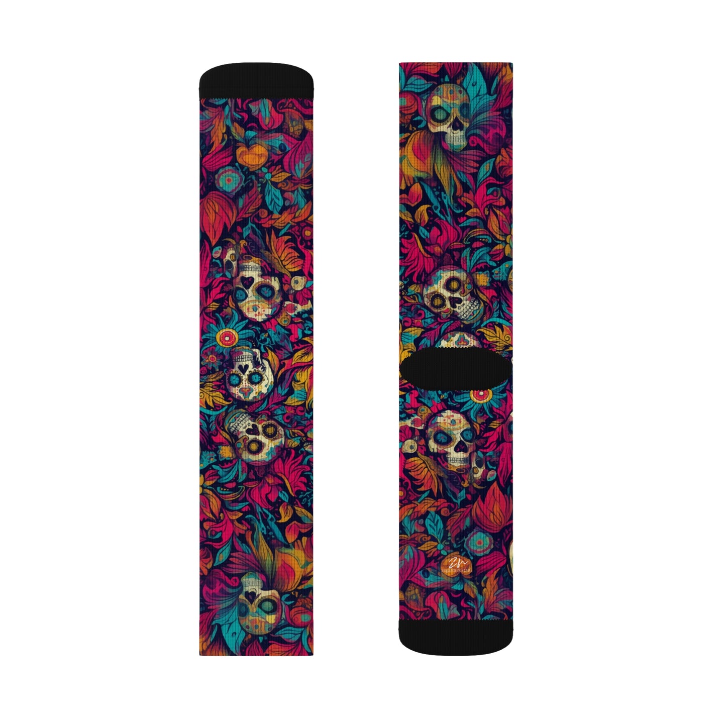 Crazy Calacas Sublimation Socks