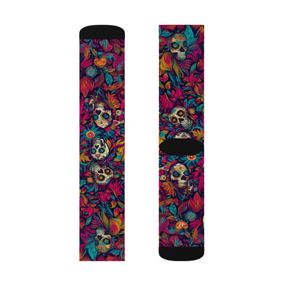 Crazy Calacas Sublimation Socks