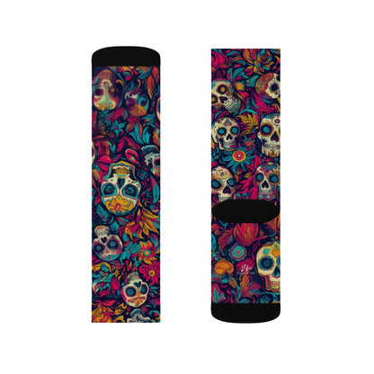 Crazy Calacas Sublimation Socks