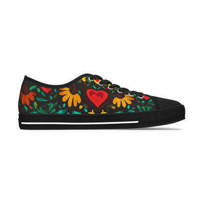Midnight Fiesta Women's Low Top Sneakers
