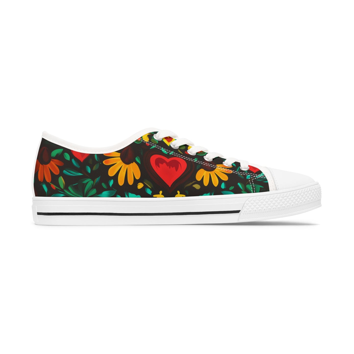 Midnight Fiesta Women's Low Top Sneakers